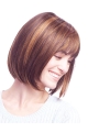 Exquisite Monofilament Straight Chin Length Wigs