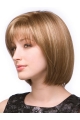 Easeful Blonde Monofilament Chin Length Wigs For Cancer