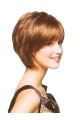 Fashionable Auburn Straight Chin Length Bob Wigs