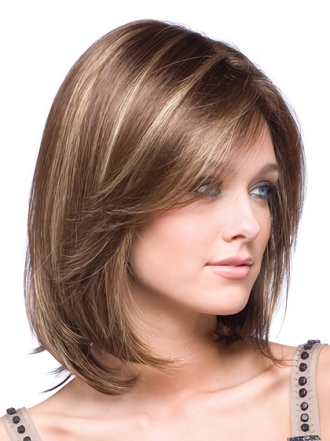 Impressive Lace Front Straight Chin Length Petite Wigs