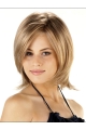 Pleasing Blonde Lace Front Chin Length Petite Wigs