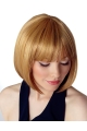 Easeful Blonde Straight Chin Length Bob Wigs