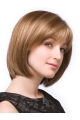 Wholesome Monofilament Straight Chin Length Bob Wigs