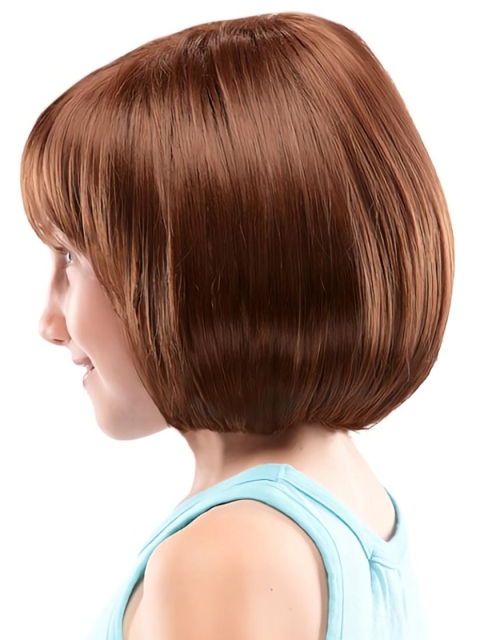 Cosy Auburn Lace Front Chin Length Kids Wigs