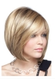 Easeful Blonde Monofilament Chin Length Wigs