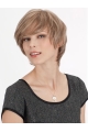 Monofilament Straight Remy Human Hair Soft Medium Wigs