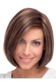 Lace Front Mature Straight Synthetic Medium Wigs