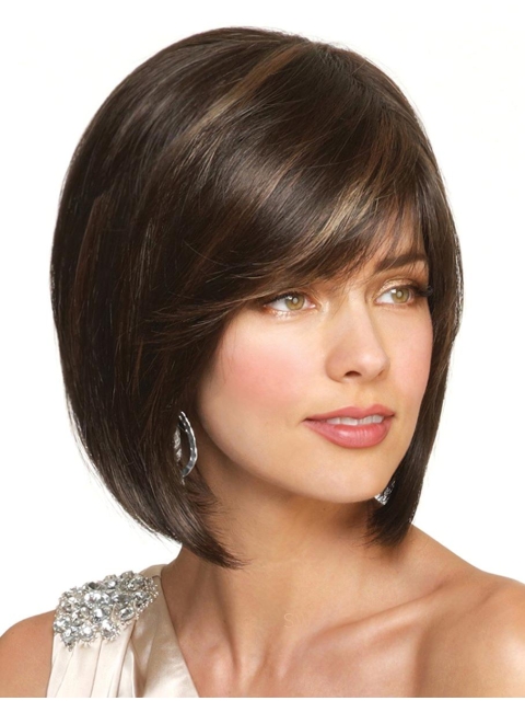 Tempting Lace Front Straight Chin Length Petite Wigs