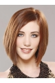 Modern Auburn Lace Front Chin Length Remy Human Lace Wigs