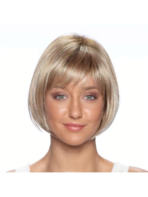 Straight Bobs Blonde Short Wigs