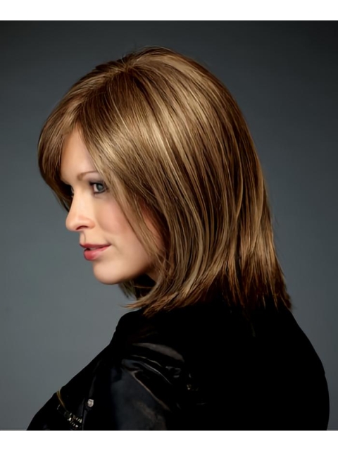 Online Monofilament Straight Chin Length Wigs For Cancer