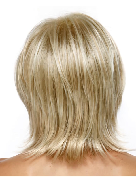 Blonde New Lace Front Synthetic Medium Wigs