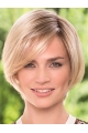 Elegant Monofilament Blonde Chin Length Lace Wigs