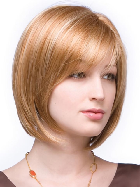 Auburn Popular Lace Front Synthetic Medium Wigs