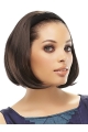 Brazilian Remy Hair Brown Straight Medium Wigs