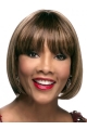 Brown Straight Synthetic Flexibility Medium Wigs