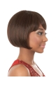 Affordable Brown Straight Chin Length African American Wigs