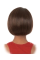 Affordable Brown Straight Chin Length African American Wigs