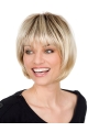 Radiant Blonde Monofilament Chin Length Wigs