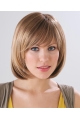 Comfortable Auburn Straight Chin Length Synthetic Wigs