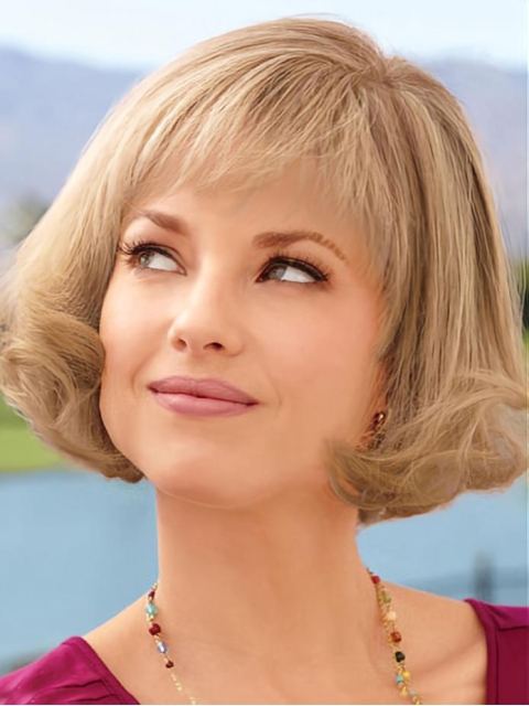 Good Blonde Lace Front Chin Length Lace Wigs