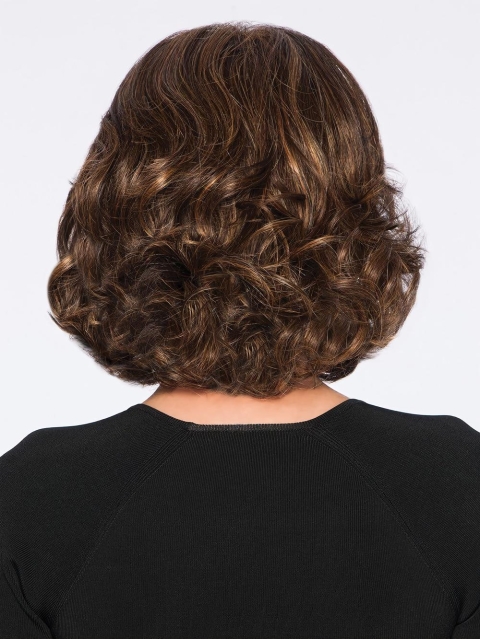 Brown Classic Women'S Curly Synthetic Wigs