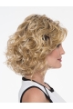 Curly Capless Blonde Classic Synthetic Wigs