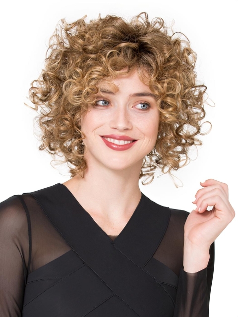 10" Curly Incredible Synthetic Lace Front Wigs