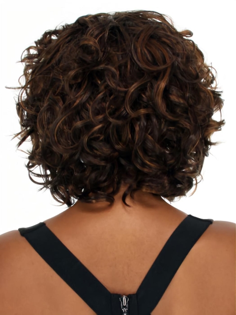 Curly Chin Length Petite Wigs