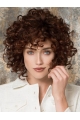 High Quality Chin Length Curly Auburn Layered Perfect Wigs