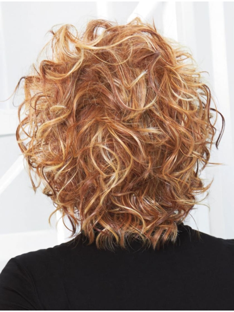 Popular Chin Length Curly Blonde Bobs Fabulous Wigs