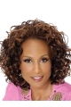 Beverly Johnson Fun and Trendy Mid-length Curly Lace Human Hair Wig