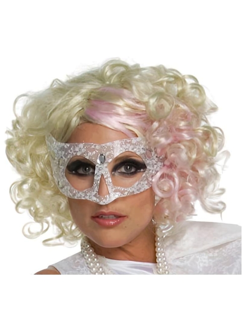 Perfect Blonde Curly Chin Length Lady Gaga Wigs