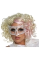 Perfect Blonde Curly Chin Length Lady Gaga Wigs