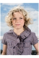 Amazing Blonde Curly Chin Length Kids Wigs