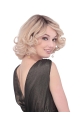 Popular Chin Length Curly Blonde With Bangs Amazing Wigs