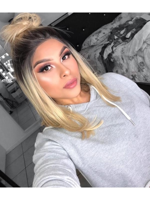 Blonde Long Wavy  Sunkissed Synthetic Lace Front Wigs