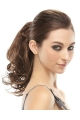 Fashion Brown Curly Clip in Hairpieces