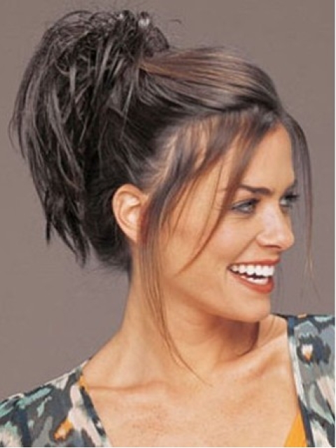 Refined Brown Straight Clip in Hairpieces