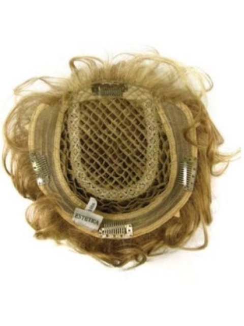 Traditiona Blonde Curly Short Clip in Hairpieces