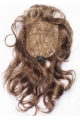 Sleek Brown Wavy Clip in Hairpieces