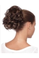 Flexibility Brown Curly Clip in Hairpieces