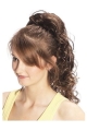 Great Brown Curly Long Clip in Hairpieces