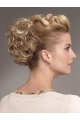 Tempting Blonde Curly Short Clip in Hairpieces