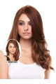 Nice Auburn Wavy Long Clip in Hairpieces