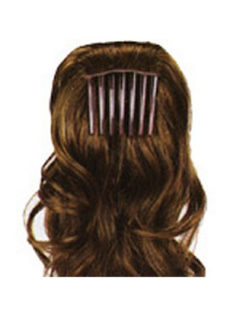 Top Brown Wavy Clip in Hairpieces