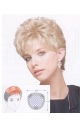 Durable Blonde Curly Short Hair Falls & Half