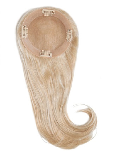 Fashion Blonde Straight Long Hair Falls & Half