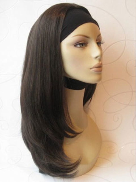 Fashion Brown Wavy Long Synthetic Hair Wigs & Half Wigs