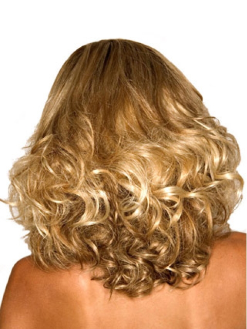 Modern Blonde Wavy Shoulder Length Hair Falls & Half Hairpieces